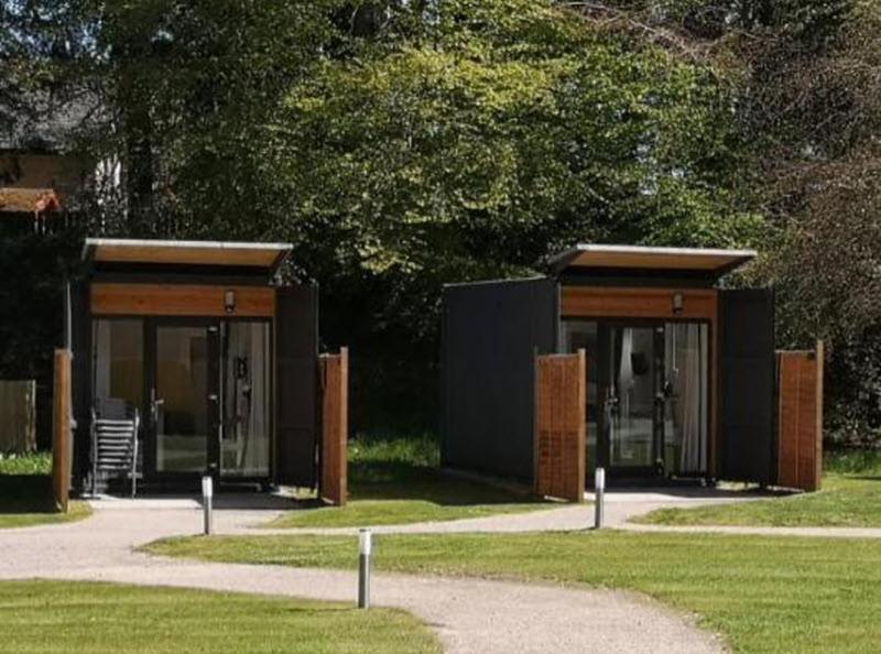 A Unique Experience In A Converted Shipping Containers, Glamness Is Adults Only Inverness Bagian luar foto